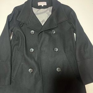 Calvin Klein Women’s  Black Pea Coat